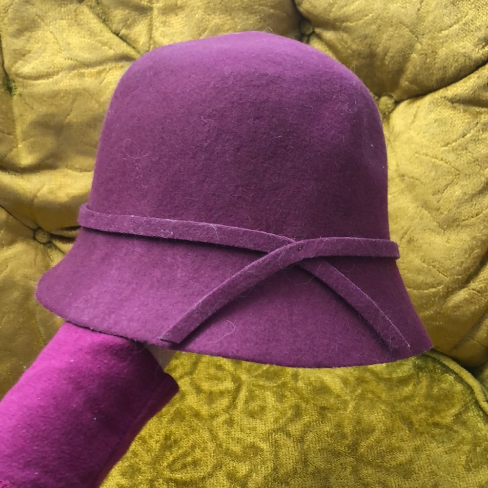Purple hat